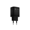 NATEC ŁADOWARKA RIBERA GAN 1X USB-A + 1X USB-C 30W CZARNA NUC-2141