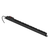Listwa przeciwprzepięciowa Activejet COMBO/12gn/5m/cz (12 x UTE; 10A (2500 W); 5m; kolor czarny)