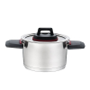 Garnek ze skład.uszami+pokrywka MR-3530-18  2,3L