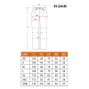 NEO tools 81-234-XS spodnie ochronne Czarny