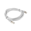 Patchcord Lanberg PCF5-10CC-0200-S (RJ45 - RJ45 ; 2m; kolor szary)