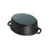STAUB Żeliwny garnek owalny 40509-322-0 6,7l czarny