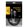 Kabel GEMBIRD CCP-DPM-VGAM-6 (D-Sub (VGA) M - DisplayPort M; 1,8m; kolor czarny)