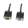 Kabel Lanberg CA-VGAC-10CC-0018-B+ (D-Sub (VGA) M - D-Sub (VGA) F; 1,8m; kolor czarny)