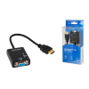 Adapter SAVIO cl-23 (HDMI M - D-Sub (VGA) F; 0,20m; kolor czarny)