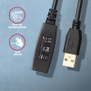 Kabel przedłużacz/repeater Axagon ADR-305 USB 3.2 Gen 1 A-M -> A-F active extension/repeater cable 5m - Kabel - Digital/Daten kabel USB USB 3.2 Gen 1