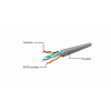 Kabel UTP GEMBIRD PP6U-1M (RJ45 - RJ45 ; 1m; UTP; kat. 6; kolor szary)