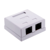 ALANTEC Gniazdo natynkowe UTP kat.6 2xRJ45