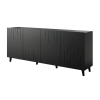 Komoda BARI 200x42x82 czarny mat