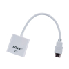 Adapter SAVIO CL-27/B (HDMI M - D-Sub (VGA) F; 0,10m; kolor biały)