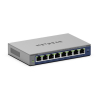 NETGEAR GS108Ev4 Nie zarządzany L2/L3 Gigabit Ethernet (10/100/1000) Szary