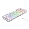 Klawiatura gamingowa Havit KB903L (biel transparentna)