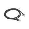 PATCHCORD KAT.6 UTP 1.5M CZARNY FLUKE PASSED LANBERG 10-PACK