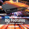 Intellinet 561167 łącza sieciowe Zarządzany Gigabit Ethernet (10/100/1000) Obsługa PoE Czarny