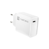 NATEC ŁADOWARKA SIECIOWA RIBERA USB-C 20W POWER DELIVERY BIAŁA NUC-2059