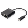 Digitus Adapter USB Type-C™ Gigabit Ethernet z obsługą Power Delivery