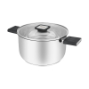 Resto Kitchenware Anser 3,2 l Okrągły Czarny, Stal nierdzewna