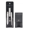 Zestaw do manicure ZWILLING 97119-004-0 Twinox - czarne, skórzane etui, 3 elementy
