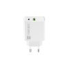 NATEC ŁADOWARKA SIECIOWA RIBERA USB-A + USB-C 20W POWER DELIVERY BIAŁA NUC-2061