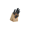 Zestaw noży ZWILLING Four Star 35068-002-0 (Blok do noży, Nożyce x 1, Nóż do warzyw i owoców (10 cm), Nóż do wędlin (16 cm), Nóż szefa kuchni (20 cm),