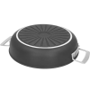 Głęboka patelnia tytanowa z 2 uchwytami i pokrywką DEMEYERE Alu Pro 5 40851-176-0 - 28 cm