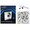 Lian Li UNI FAN SL Wireless LCD 120 Obudowa komputera Wentylator 12 cm Biały 1 szt.