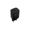 NATEC ŁADOWARKA RIBERA GAN 1X USB-A + 1X USB-C 30W CZARNA NUC-2141