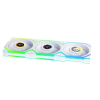 Lian Li UNI FAN SL Wireless LCD 120 Reverse Blade Obudowa komputera Wentylator 12 cm Biały 3 szt.