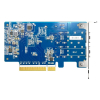 Qnap QXG-25G2SF-CX6, 2x SFP28 25Gb, Low-profile /Full-height, PCIe Gen4 x8