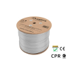 LANBERG KABEL UFTP KAT. 6A 305M DRUT CU LSZH SZARY CPR+FLUKE PASSED