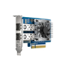 Qnap QXG-25G2SF-CX6, 2x SFP28 25Gb, Low-profile /Full-height, PCIe Gen4 x8