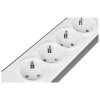 Listwa zasilająca Belkin Power Surge 4-PORT + 2xUSB-A 2m Grey/White Schuko