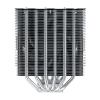 Montech METAL DT24 BASE system chłodzenia komputerów Procesor Chłodnica powietrza 12 cm Czarny 2 szt.