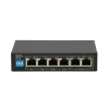 Extralink EUROS V2 | Switch PoE | 4x 100Mb/s PoE/PoE+, 2x RJ45 Uplink 100Mb/s, 60W