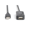 Kabel DIGITUS  DA-73102 (USB   ; 20m; czarny)