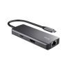 Multi-Port Adapter Trust DALYX 6-IN-1 USB-C Silver