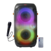 ESPERANZA GŁOŚNIK BT FM LED RGB KARAOKE SINGER EP156
