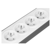 Listwa zasilająca Belkin Power Surge 4-PORT + 2xUSB-A 2.4A 525J 2m Grey/White