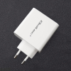 Qoltec 51715 Ładowarka sieciowa | 63W | 5-20V | 1.5-3A | USB typ C PD | USB QC 3.0 | Biała