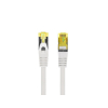 LANBERG PATCHCORD S/FTP KAT.6A 10M SZARY LSZH CU FLUKE PASSED PCF6A-10CU-1000-S
