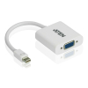 ATEN VC920-AT adapter kablowy Mini DisplayPort VGA (D-Sub) Biały