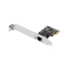 LANBERG KARTA SIECIOWA PCI-E 1X RJ45 1GB RTL8111C ŚLEDŹ LOW PROFILE PCE-1GB-201