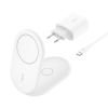 BELKIN ŁADOWARKA MAGSAFE SKŁADANA 2W1 QI2 ZASILACZ CZARNA