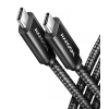 Axagon BUCM4X-CM10AB kabel USB USB 3.2 Gen 2x2 1 m USB C Czarny