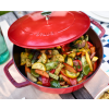 Głęboka patelnia z pokrywką STAUB 28 cm 40511-474-0