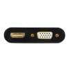 GEMBIRD ADAPTER HDMI MĘSKI DO HDMI ŻEŃSKI + VGA ŻEŃSKI Z AUDIO + PORT ZASILANIA