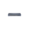 Hikvision DS-3E1510P-SI łącza sieciowe Zarządzany L2 Gigabit Ethernet (10/100/1000) Obsługa PoE Czarny