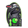 Smycz flexi automatyczna New Neon S taśma 5 m - dla psa do 15 kg, kolor zielony