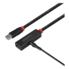 Lindy 43400 huby i koncentratory USB 3.2 Gen 1 (3.1 Gen 1) Type-C 5000 Mbit/s Czarny