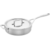 Patelnia sauté z 2 uchwytami i pokrywką DEMEYERE 5-Plus 40850-853-0 - 24 cm